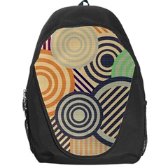 Circular Pattern Backpack Bag by designsbymallika