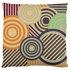 Circular Pattern Standard Flano Cushion Case (two Sides) by designsbymallika