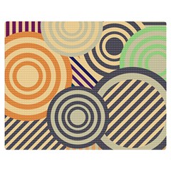 Circular Pattern Double Sided Flano Blanket (medium)  by designsbymallika