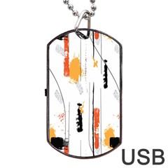 Minimal Love Dog Tag Usb Flash (two Sides) by designsbymallika