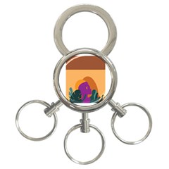 Girl Power 3-ring Key Chain by designsbymallika