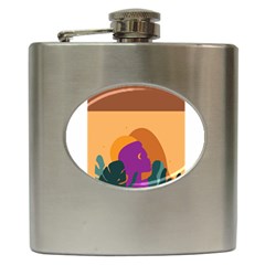 Girl Power Hip Flask (6 Oz) by designsbymallika