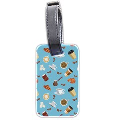 Coffee Time Luggage Tag (two Sides) by SychEva