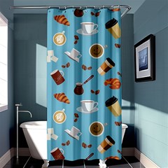 Coffee Time Shower Curtain 36  X 72  (stall)  by SychEva