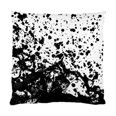 Black And White Abstract Liquid Design Standard Cushion Case (one Side) by dflcprintsclothing