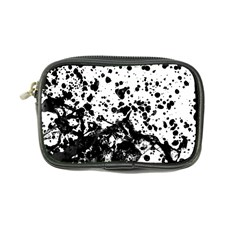 Black And White Abstract Liquid Design Coin Purse by dflcprintsclothing