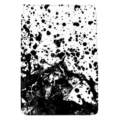 Black And White Abstract Liquid Design Removable Flap Cover (s)