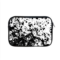 Black And White Abstract Liquid Design Apple Macbook Pro 15  Zipper Case by dflcprintsclothing