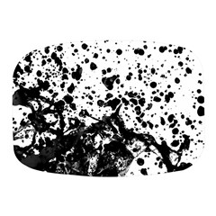 Black And White Abstract Liquid Design Mini Square Pill Box by dflcprintsclothing