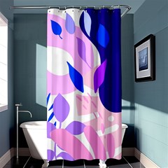 Aquatic Surface Patterns-04 Shower Curtain 36  X 72  (stall)  by Designops73