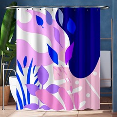 Aquatic Surface Patterns-04 Shower Curtain 60  X 72  (medium)  by Designops73