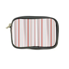 Salmon And Grey Linear Design Coin Purse