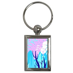 Aquatic Surface Patterns Key Chain (rectangle) by Designops73