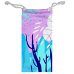 Aquatic Surface Patterns Jewelry Bag Back