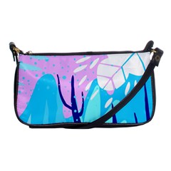 Aquatic Surface Patterns Shoulder Clutch Bag by Designops73