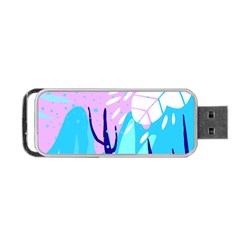 Aquatic Surface Patterns Portable Usb Flash (two Sides) by Designops73