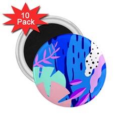 Aquatic Surface Patterns 2 25  Magnets (10 Pack)  by Designops73