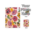 Cartoon Flowers Playing Cards 54 Designs (Mini) Front - Spade3