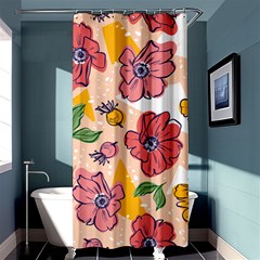 Cartoon Flowers Shower Curtain 36  X 72  (stall)  by designsbymallika