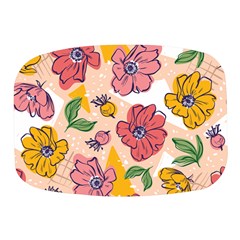 Cartoon Flowers Mini Square Pill Box by designsbymallika