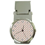 Pink Floral Love Money Clip Watches Front