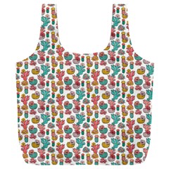 Cactus Love Full Print Recycle Bag (xxl) by designsbymallika