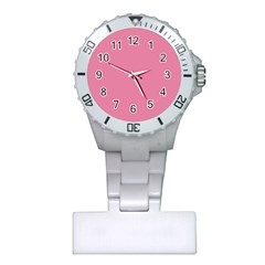 Aurora Pink Plastic Nurses Watch by FabChoice