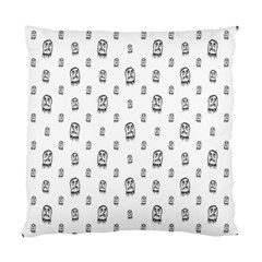 Sketchy Monster Pencil Drawing Motif Pattern Standard Cushion Case (two Sides) by dflcprintsclothing