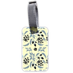 Folk Flowers Art Pattern Floral  Surface Design  Seamless Pattern Luggage Tag (two Sides) by Eskimos