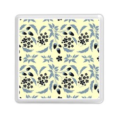 Folk Flowers Art Pattern Floral  Surface Design  Seamless Pattern Memory Card Reader (square) by Eskimos