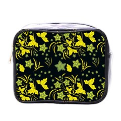 Folk Flowers Art Pattern Floral  Surface Design  Seamless Pattern Mini Toiletries Bag (one Side) by Eskimos