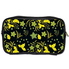 Folk Flowers Art Pattern Floral  Surface Design  Seamless Pattern Toiletries Bag (one Side) by Eskimos