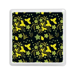 Folk Flowers Art Pattern Floral  Surface Design  Seamless Pattern Memory Card Reader (square) by Eskimos