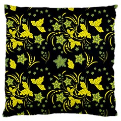 Folk Flowers Art Pattern Floral  Surface Design  Seamless Pattern Standard Flano Cushion Case (one Side) by Eskimos