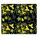 Folk flowers art pattern Floral  surface design  Seamless pattern Double Sided Flano Blanket (Small)  50 x40  Blanket Front