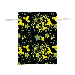 Folk Flowers Art Pattern Floral  Surface Design  Seamless Pattern Lightweight Drawstring Pouch (l) by Eskimos