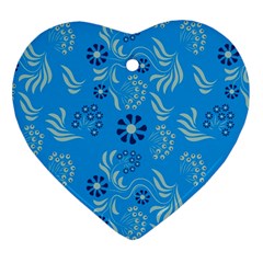 Folk Flowers Art Pattern Floral  Surface Design  Seamless Pattern Ornament (heart)