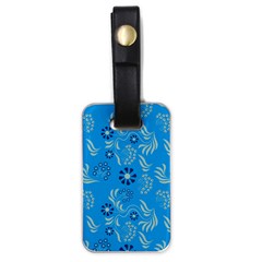 Folk Flowers Art Pattern Floral  Surface Design  Seamless Pattern Luggage Tag (one Side) by Eskimos