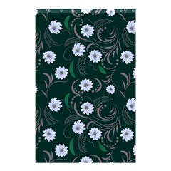 Folk Flowers Art Pattern Floral  Surface Design  Seamless Pattern Shower Curtain 48  X 72  (small)  by Eskimos