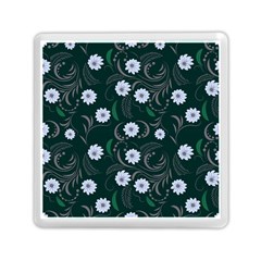 Folk Flowers Art Pattern Floral  Surface Design  Seamless Pattern Memory Card Reader (square) by Eskimos