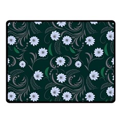 Folk Flowers Art Pattern Floral  Surface Design  Seamless Pattern Double Sided Fleece Blanket (small)  by Eskimos