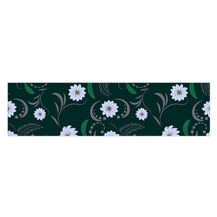 Folk flowers art pattern Floral  surface design  Seamless pattern Satin Scarf (Oblong)