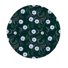 Folk Flowers Art Pattern Floral  Surface Design  Seamless Pattern Mini Round Pill Box (pack Of 3) by Eskimos