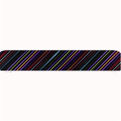 Dark Multicolored Striped Print Design Dark Multicolored Striped Print Design Small Bar Mats by dflcprintsclothing