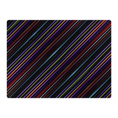 Dark Multicolored Striped Print Design Dark Multicolored Striped Print Design Double Sided Flano Blanket (mini)  by dflcprintsclothing