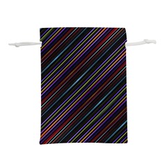 Dark Multicolored Striped Print Design Dark Multicolored Striped Print Design Lightweight Drawstring Pouch (s) by dflcprintsclothing