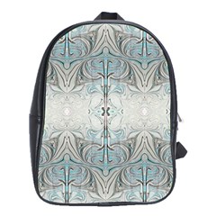 Liberty Inspired Symmetry School Bag (xl) by kaleidomarblingart