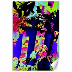 Neon Aggression Canvas 24  X 36  by MRNStudios