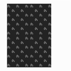 Bicycle Signal Street Motif Print Pattern Small Garden Flag (two Sides) by dflcprintsclothing