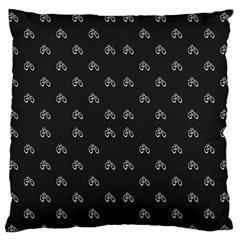 Bicycle Signal Street Motif Print Pattern Large Flano Cushion Case (one Side)